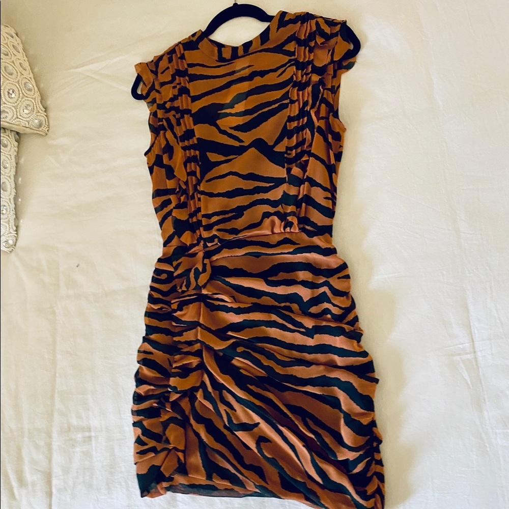 Flattering Tiger Print All Saints Dress